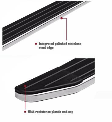 Black Horse Off Road Premium Running Board (MPN: PR-W2076)