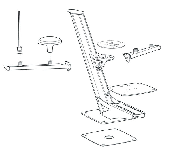 Scanstrut Marine Modular Mount (MPN: PTM-R1-1)