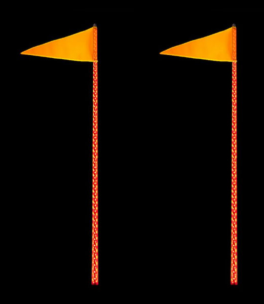 Quake LED Flagpole With RGB Whip Lights (MPN: QW826)