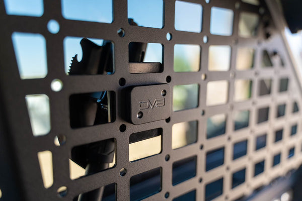 DV8 Offroad Molle Cargo Panel Tool Clamp (MPN: UNMM-01BL)
