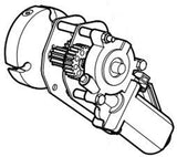 Carefree of Colorado Awning Motor (MPN: R001104BLK)