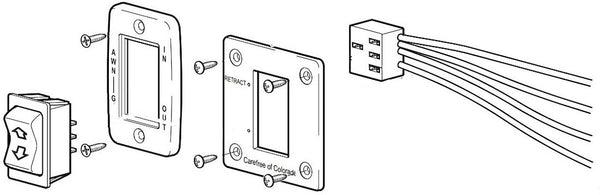 Carefree of Colorado Awning Switch (MPN: R001605)