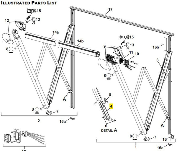 Carefree Longitude Awning Arm (MPN: R001827)