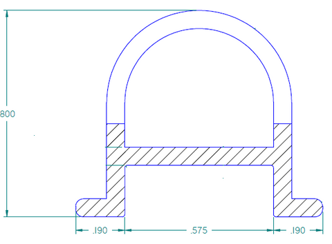 Slide Out Seal for BAL G5 Cable Drive Systems (MPN: 21100021)