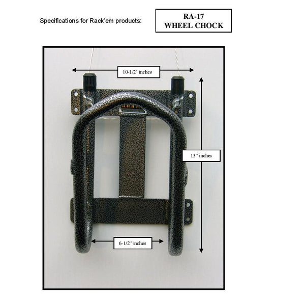 Rackem Motorcycle Wheel Chock (MPN: RA-17)