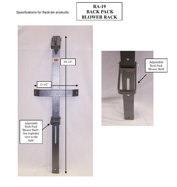 Rackem Tool Organizer For Open Trailers (MPN: RA-19)