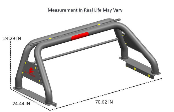 Black Horse Truck Bed Bar (MPN: RB002SS)
