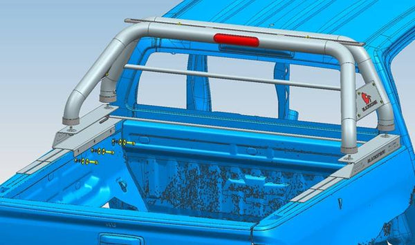 Black Horse Truck Bed Bar (MPN: RB006BK)