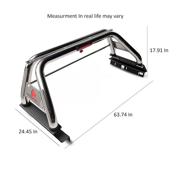 Black Horse Roll Bar (MPN: RB006SS-PL69B)