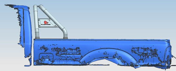 Black Horse Offroad Truck Bed Bar (MPN: RB015BK)