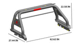Black Horse Off Road Truck Bed Bar (MPN: RB09BK-PL69B)