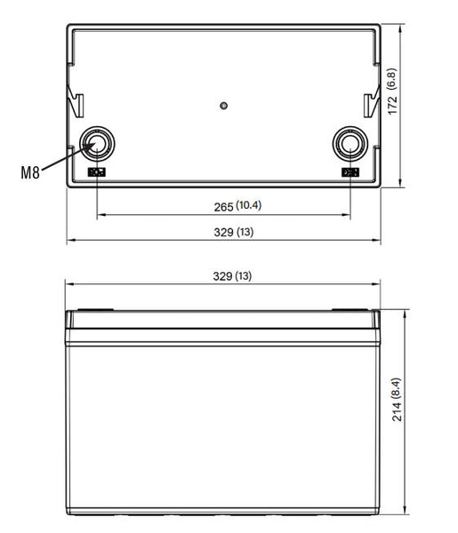 Relion Battery HP Series Lithium Battery (MPN: RB100-HP)