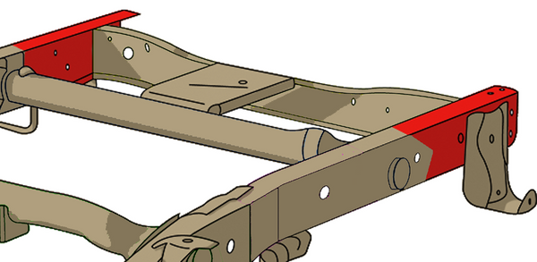 Kentrol Replacement Frame Section (MPN: RB7319L)
