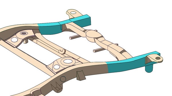Kentrol Replacement Frame Section (MPN: RB8410L)