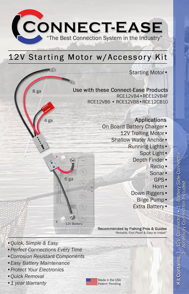 Connect-Ease Battery Connection Harness (MPN: RCE12VBM6K)