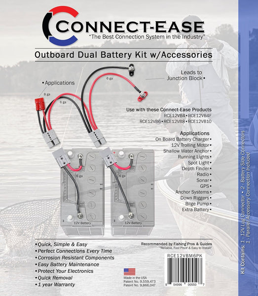 Connect-Ease Battery Connection Harness (MPN: RCE12VBM6PK)