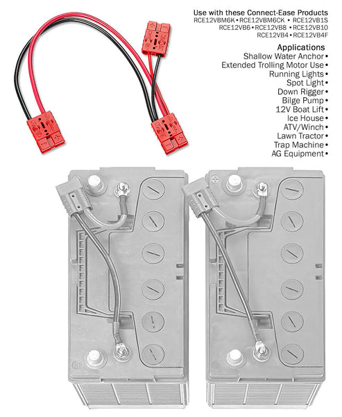 Connect-Ease Battery Connection Harness (MPN: RCE12VBP)