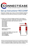 Connect-Ease Battery Connection Harness (MPN: RCE12VBP)