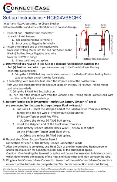 Connect-Ease Trolling Motor Wiring Kit (MPN: RCE24VB5CHK)