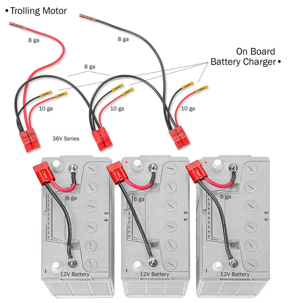 Connect-Ease Trolling Motor Wiring Kit (MPN: RCE36VBCHK)