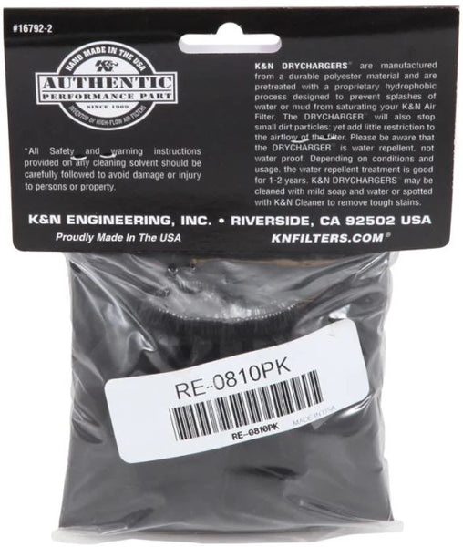 K&N PreCharger Air Filter Wrap (MPN: RE-0810PK)