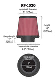 K&N Universal Air Filter (MPN: RF-1020)