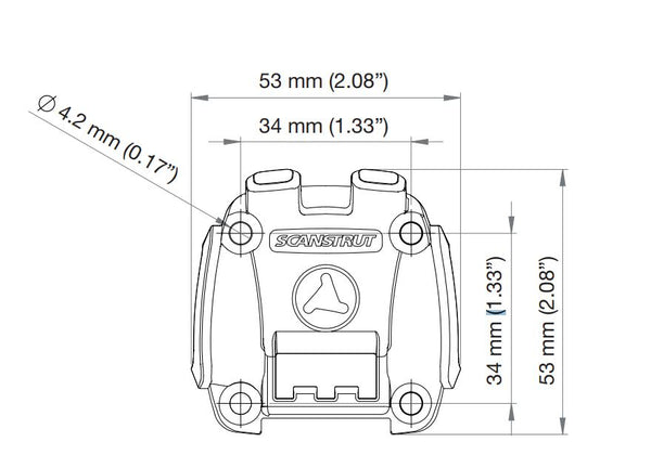 ScanStrut ROKK Mini Cell Phone Mount (MPN: RLS-401)