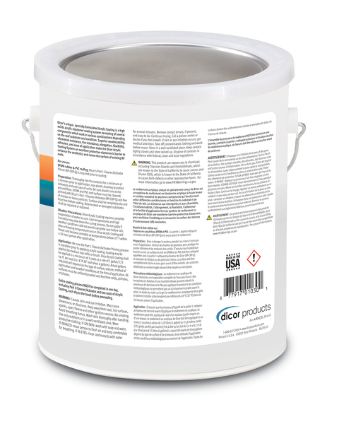 Dicor EPDM Roof Coating (MPN: RP-CRCT-1)