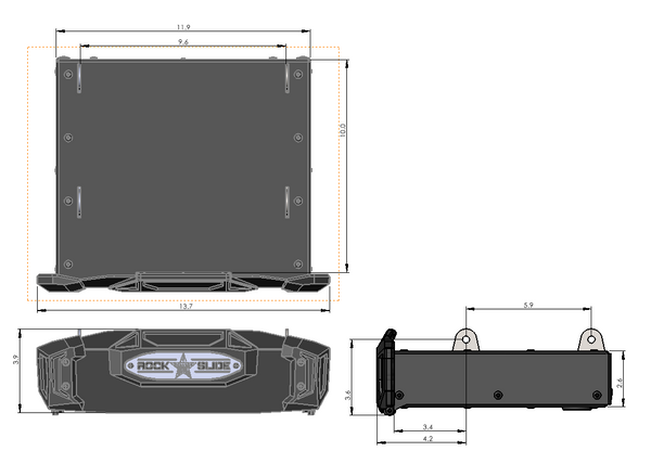 Rockslide Engineering Truck Step (MPN: RS-100-9)