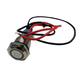 Race Sport Lighting Push Button Switch (MPN: RS-2P16MM-LEDG)