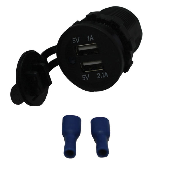 Race Sport Lighting Dual Port USB Adapter (MPN: RS50782)