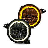 Race Sport Lighting 9 Inch LED RGBW Headlight Kit (MPN: RS9RGBW)