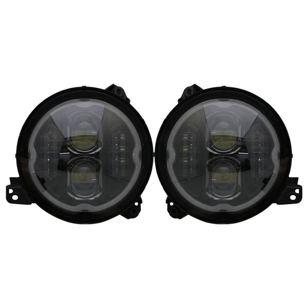 Race Sport Lighting 9 Inch LED RGBW Headlight Kit (MPN: RS9RGBW)