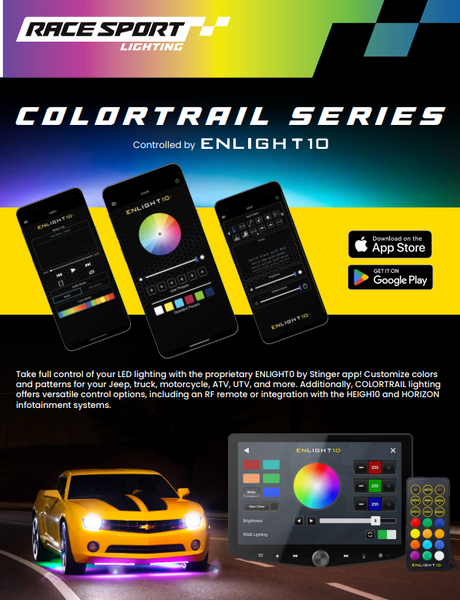 Race Sport Lighting ColorTRAIL Underbody Light Kit (MPN: RSCUBKIT10)