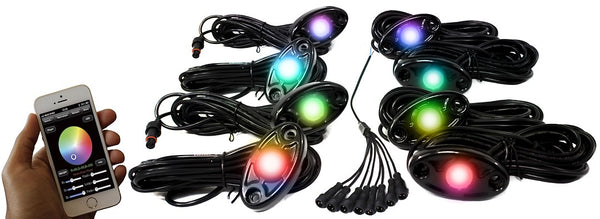 Race Sport Lighting Underbody Light Kit (MPN: RSLD8KITCS)