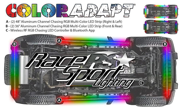 Race Sport Lighting Underbody Light Kit (MPN: RSUKIT-C)