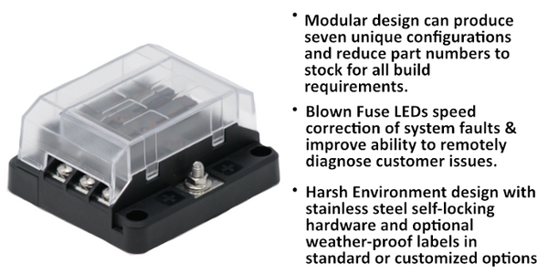 Egis Fuse Block With LED Indicators (MPN: 8028)