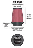 K & N Filters Air Filter (MPN: RU-1008)
