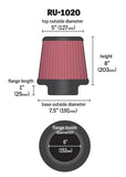 K&N Universal Air Filter (MPN: RU-1020)