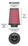 K&N Universal Air Filter (MPN: RU-1044XD)