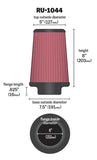 K&N Universal Washable Air Filter (MPN: RU-1044)