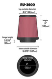 K&N Universal Air Filter (MPN: RU-3600)