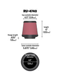 K & N Filters Air Filter (MPN: RU-4740)
