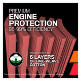 K&N Universal Washable Air Filter (MPN: RU-5179)