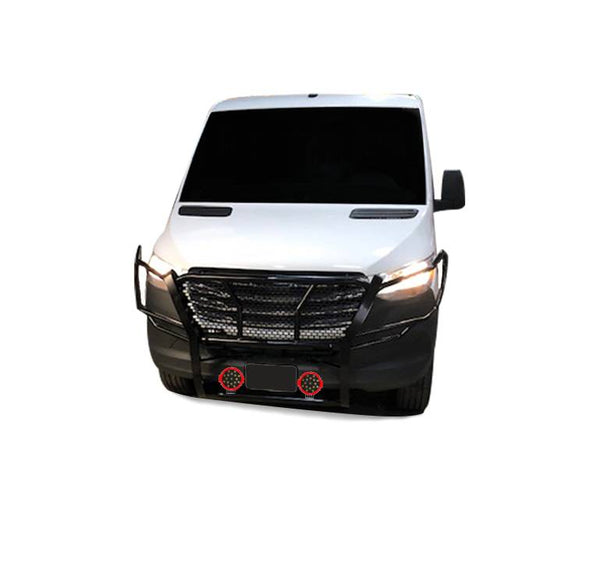 Black Horse Off Road Grille Guard (MPN: RU-DOSP07-B-PLR)