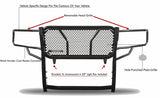 Black Horse Off Road Grille Guard (MPN: RU-DOSP19-B)
