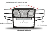 Black Horse Offroad Grille Guard (MPN: RU-FOF115-B-KIT)