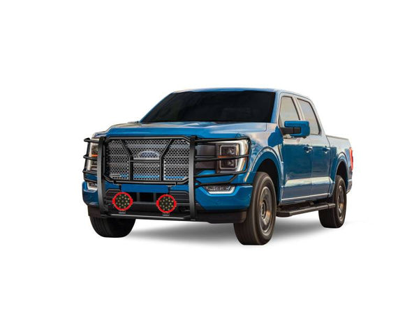 Black Horse Off Road Grille Guard (MPN: RU-FOF116-B-PLR)