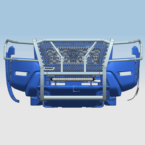 Black Horse Offroad Grille Guard (MPN: RU-NIFR22-B-K1)