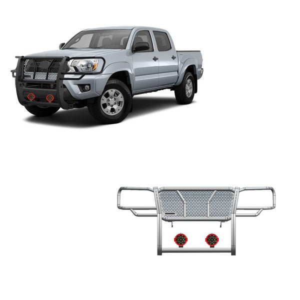 Black Horse Off Road Grille Guard (MPN: RU-TOTA05-B-PLR)